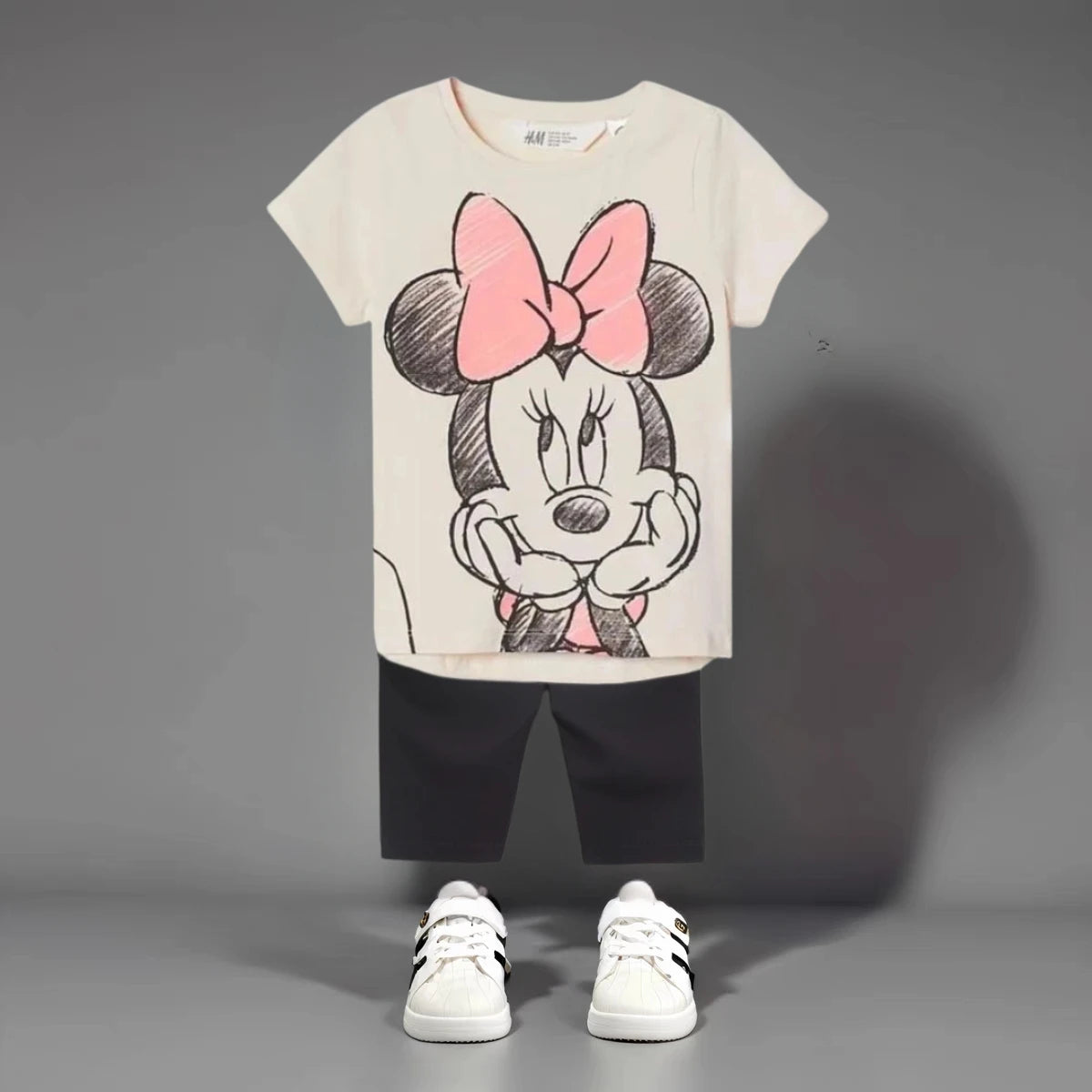 Sweet Bow Cartoon Outfit for Girls