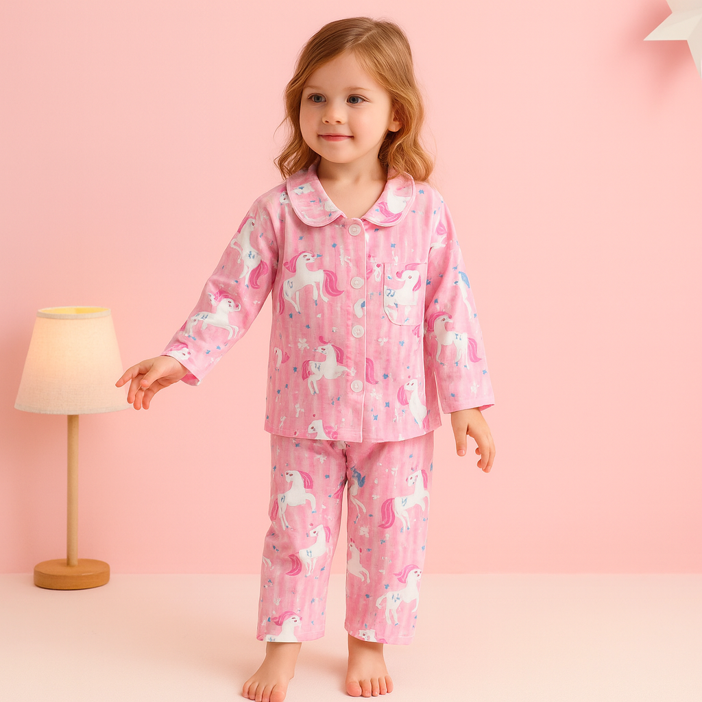 Magical Unicorn Pajama Set for Girls