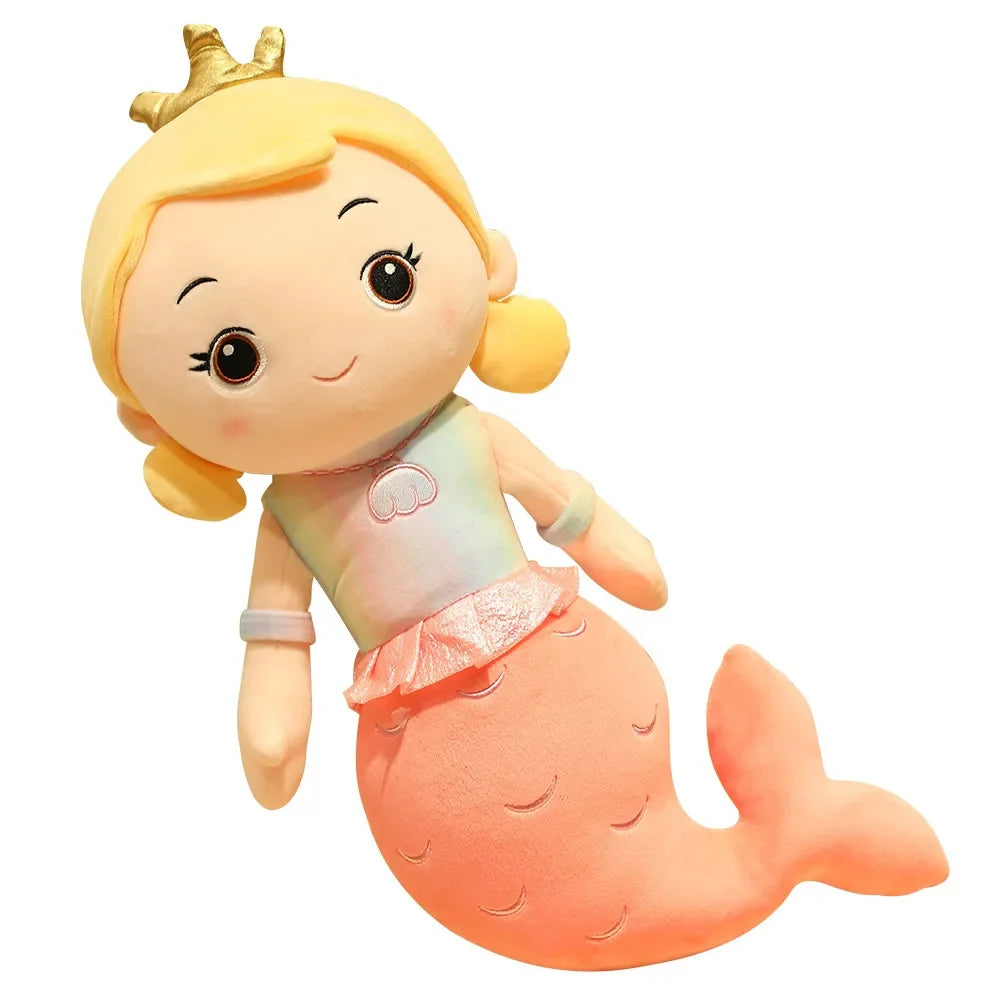 Crowned Mermaid Princess Plush
