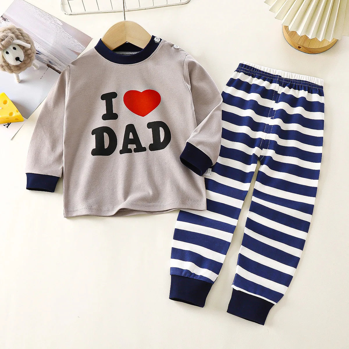 I Love Dad Pajama Set for Kids