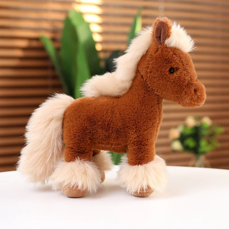 Plush Pony Toy – Soft & Fluffy Horse Friend