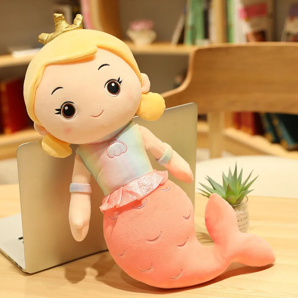Crowned Mermaid Princess Plush
