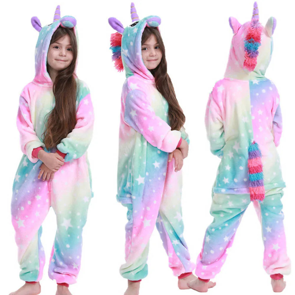 Rainbow Unicorn Kigurumi Pajamas