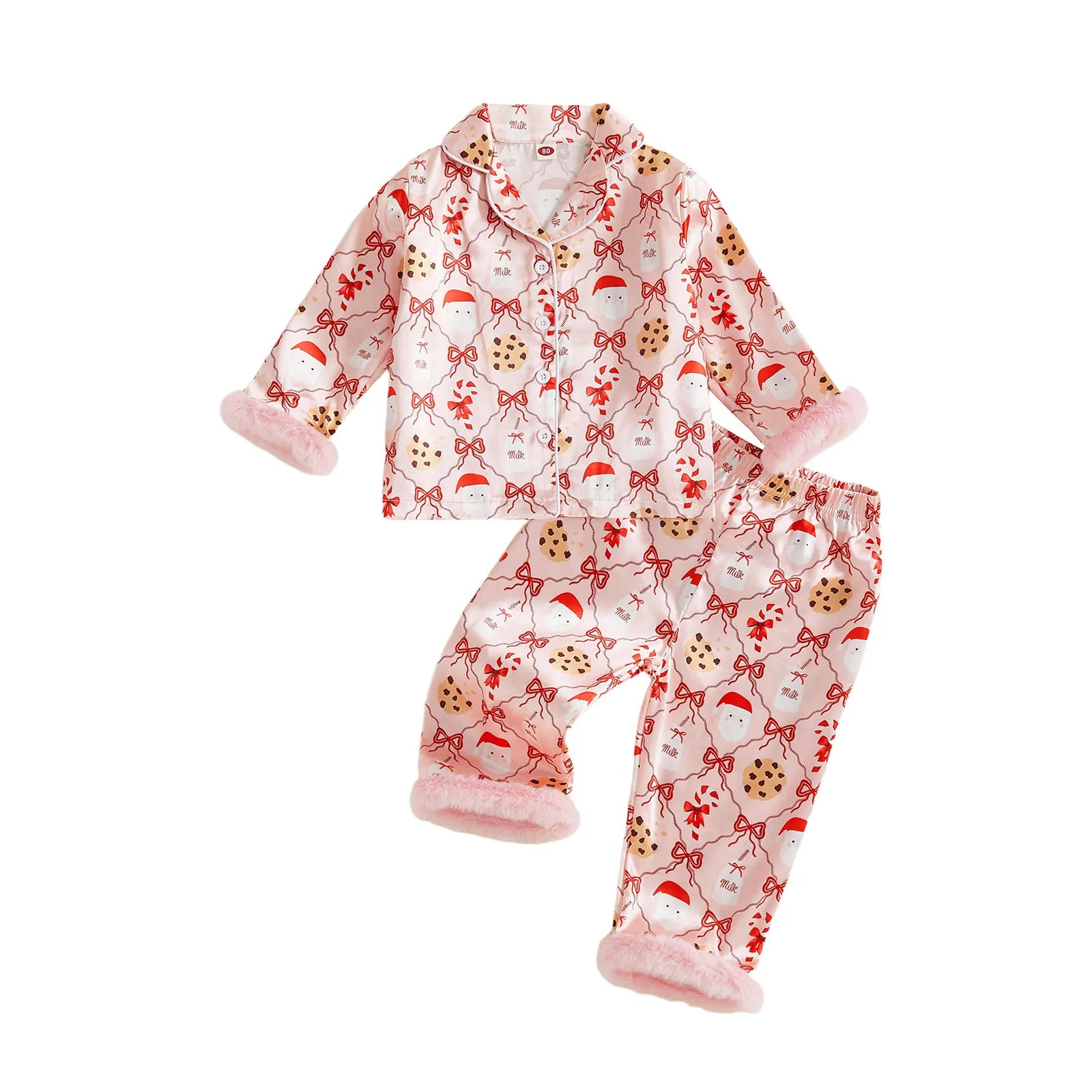 Santa’s Milk & Cookies Christmas Pajamas