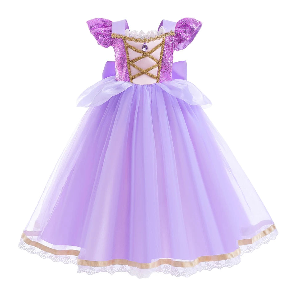 Golden Dawn Princess Dress – Lilac Fairytale Edition