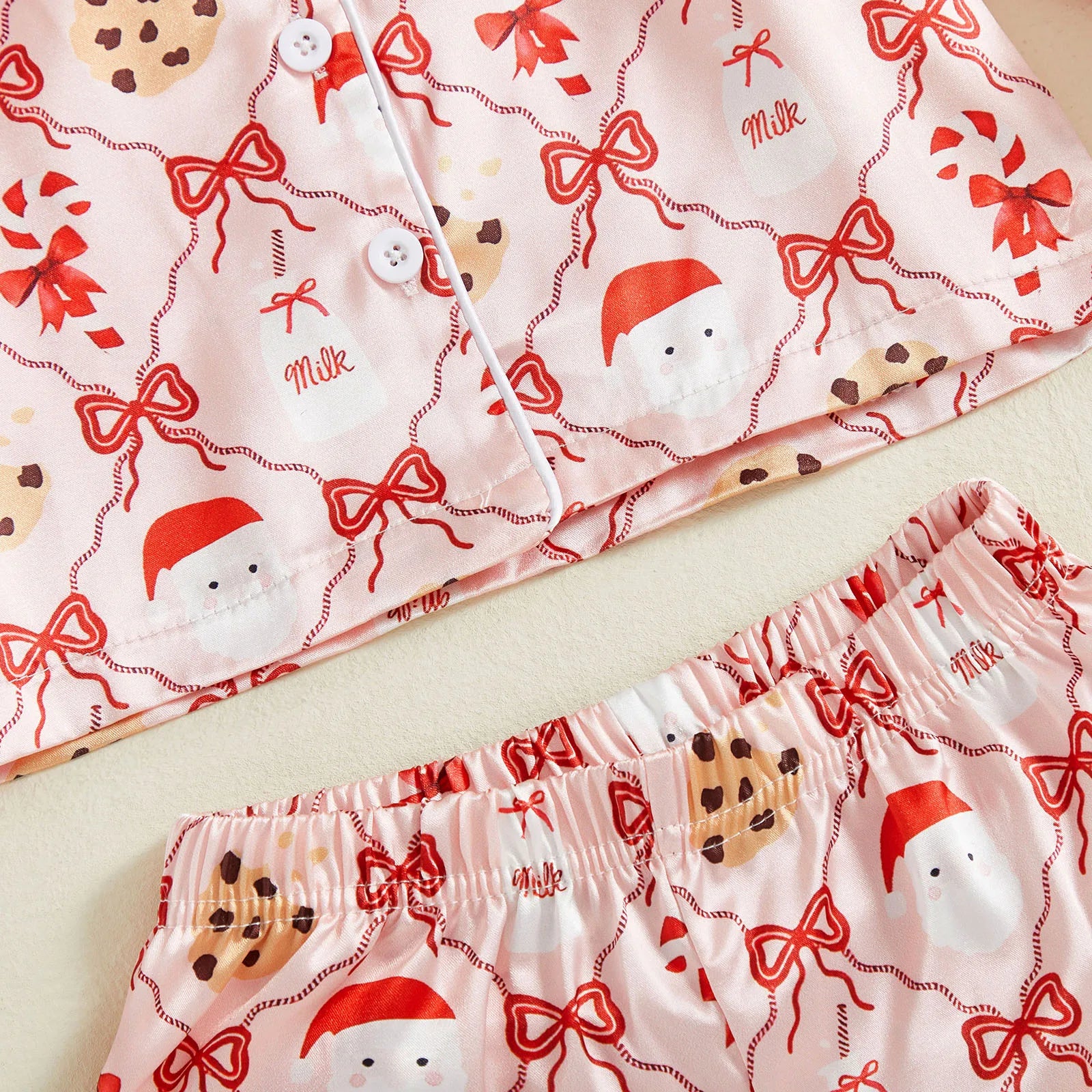 Santa’s Milk & Cookies Christmas Pajamas