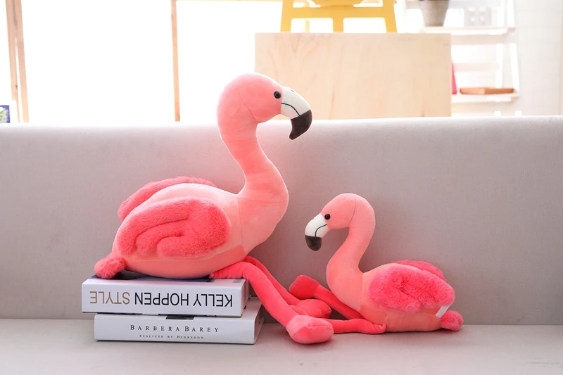 Fluffy Flamingo Plush Toy