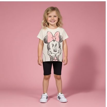 Sweet Bow Cartoon Outfit for Girls