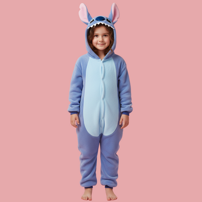 Blue Alien Kigurumi Pajamas