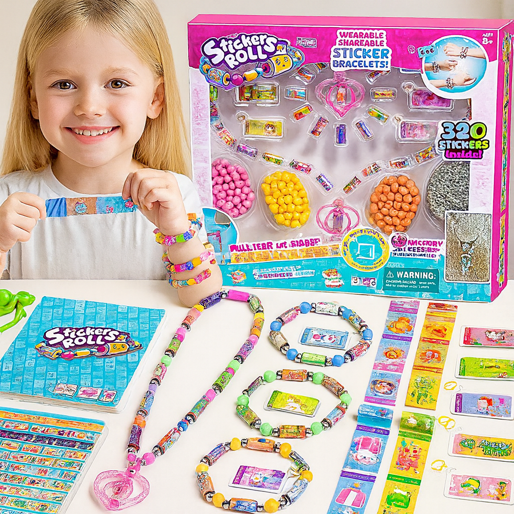 DIY Sticker Bracelet Jewelry Set – 320 Stickers