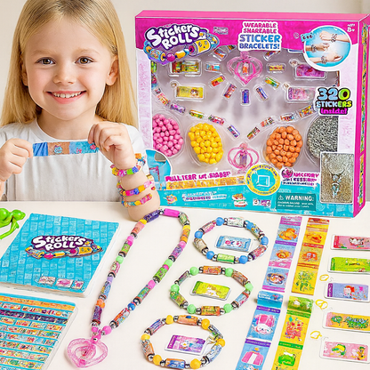 DIY Sticker Bracelet Jewelry Set – 320 Stickers