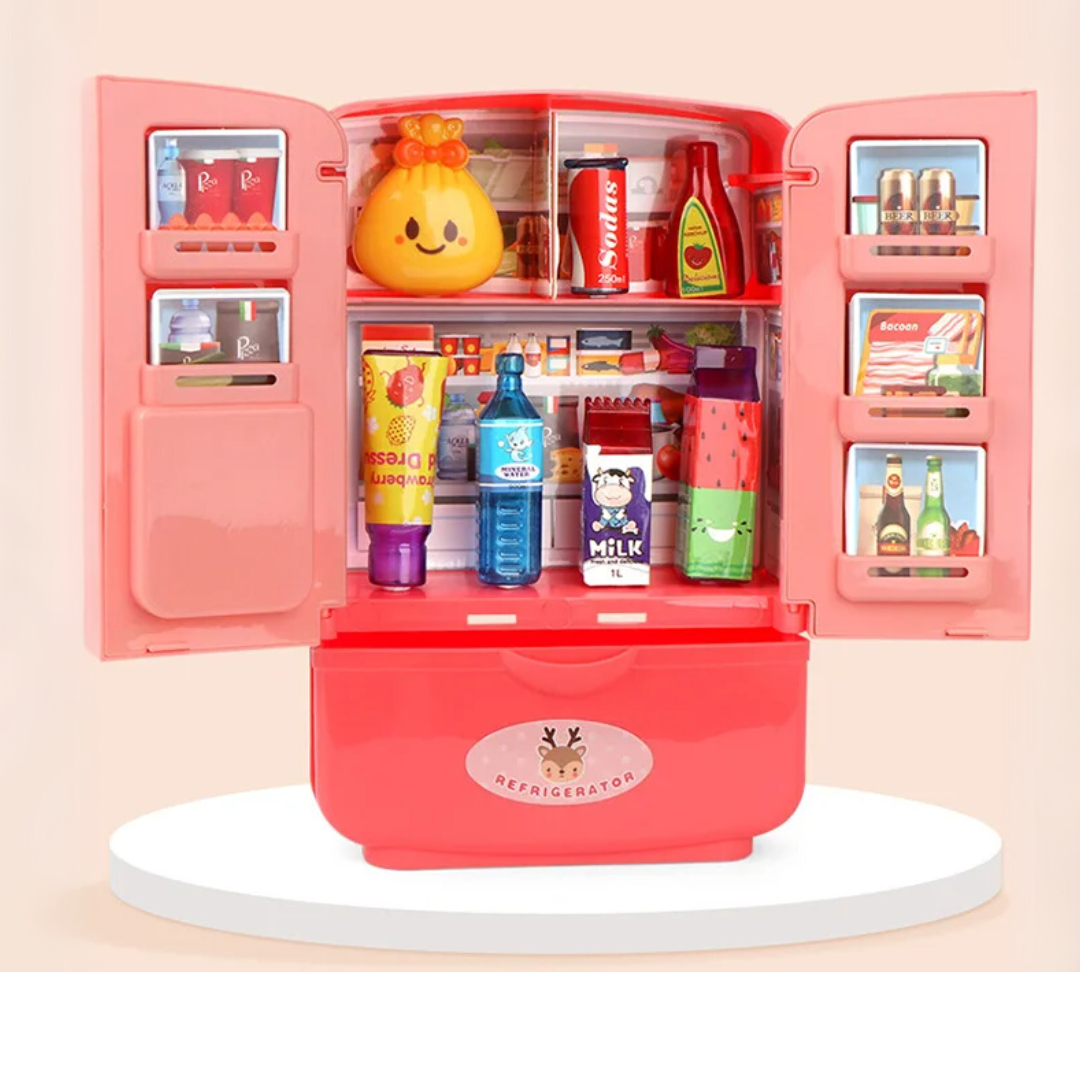 Mini Deer Refrigerator Toy with Accessories