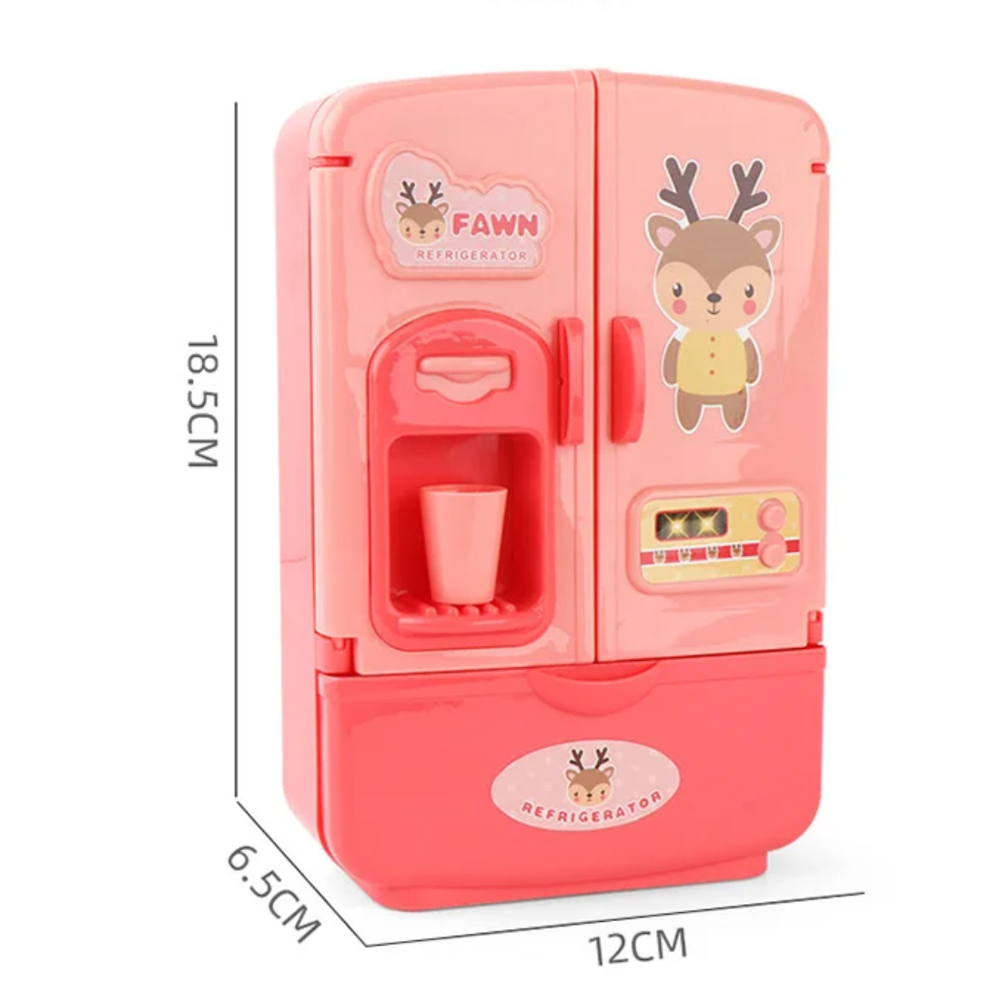 Mini Deer Refrigerator Toy with Accessories