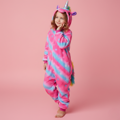Pink Star Unicorn Kigurumi Pajamas