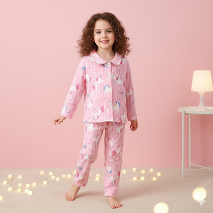 Magical Unicorn Pajama Set for Girls
