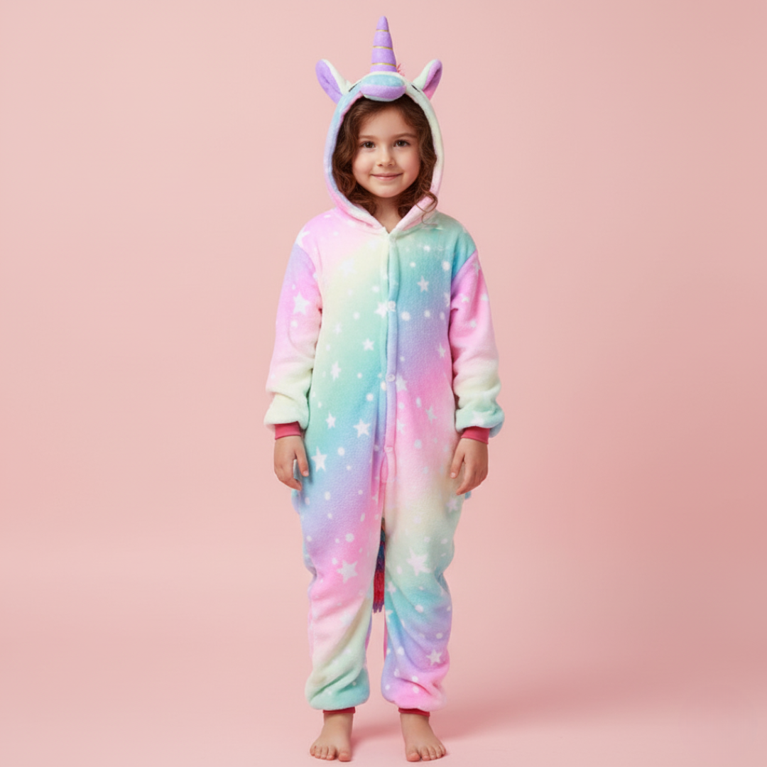 Rainbow Unicorn Kigurumi Pajamas