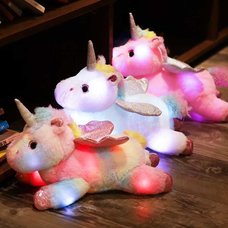 Magical Light-Up Unicorn Plush – 38cm