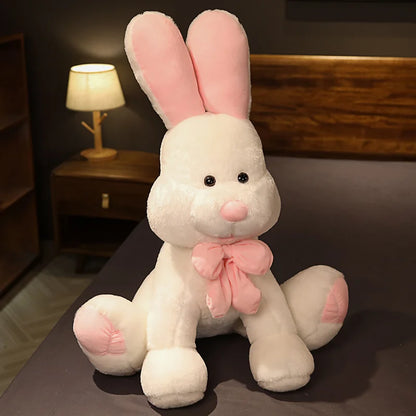 Cuddly Bunny Plush with Bow