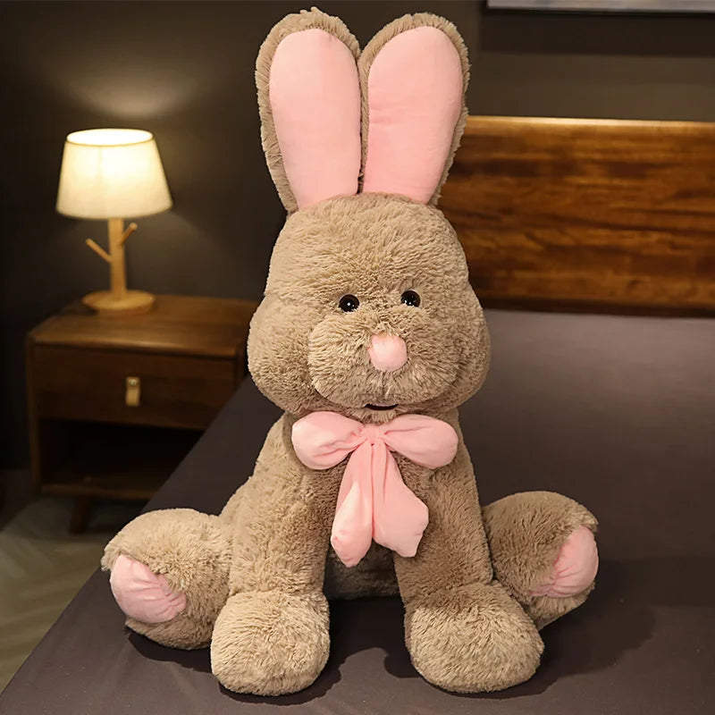 Cuddly Bunny Plush with Bow