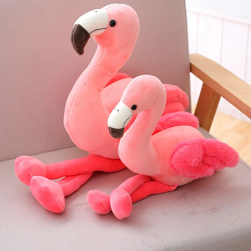 Fluffy Flamingo Plush Toy