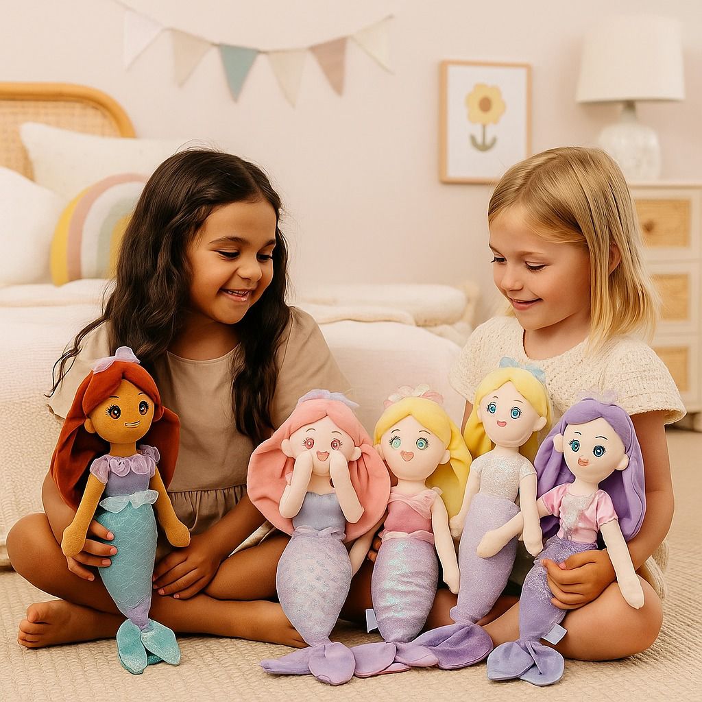 Sparkle Mermaid Princess Plush Doll