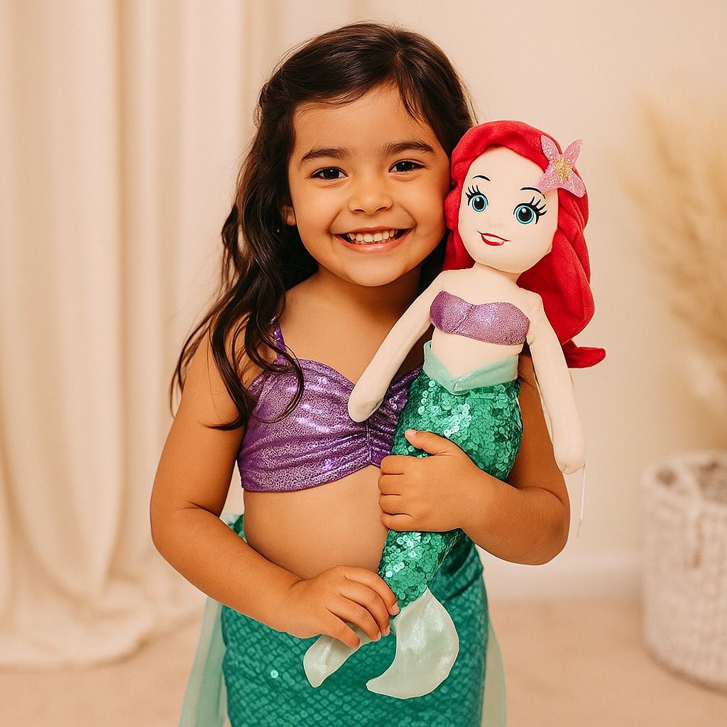Sparkling Mermaid Plush Doll