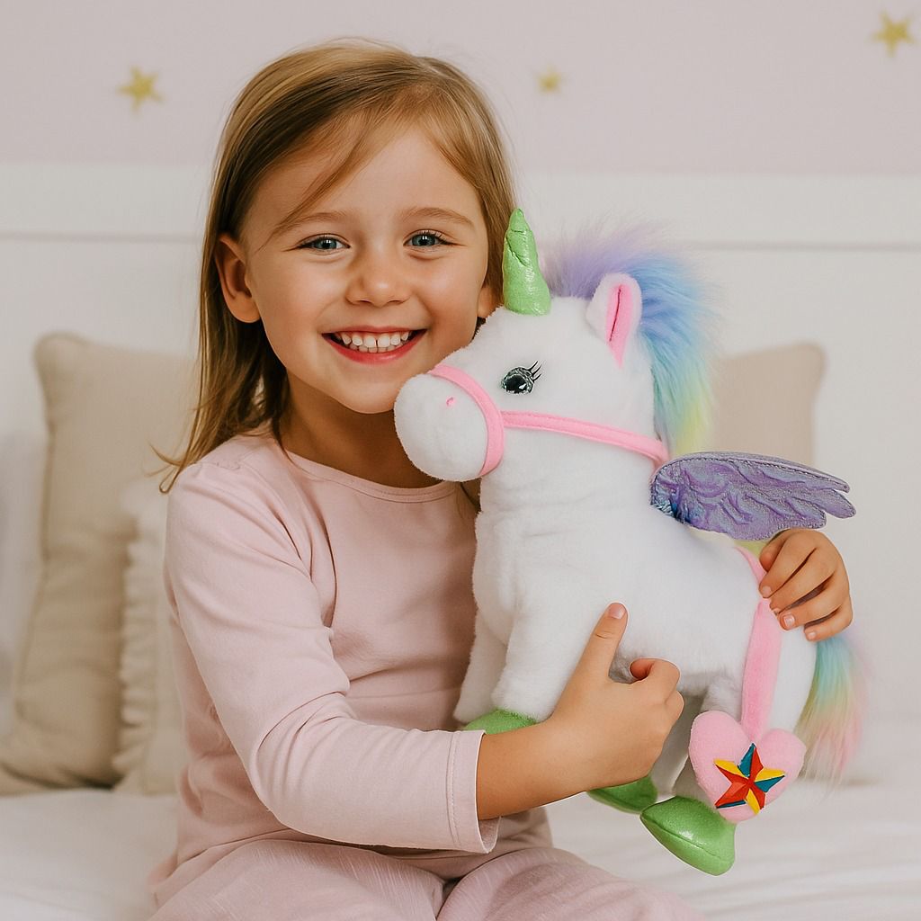 Magical Walking Singing Unicorn Plush