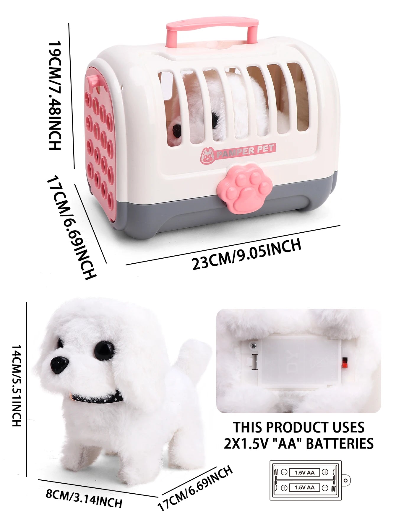 Interactive Puppy Vet Playset – Carry & Care Your Little Friend