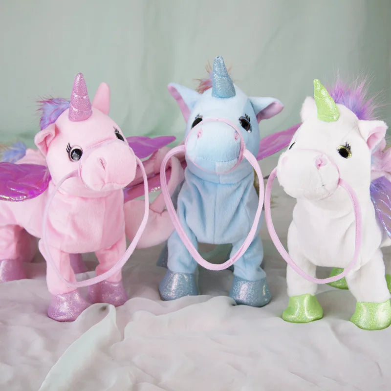 Magical Walking Singing Unicorn Plush