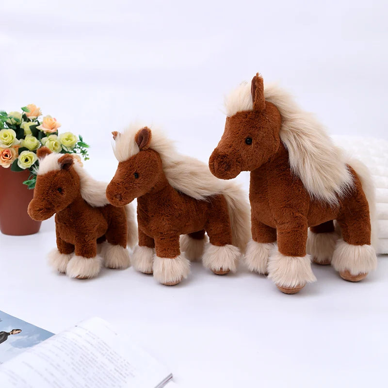 Plush Pony Toy – Soft & Fluffy Horse Friend