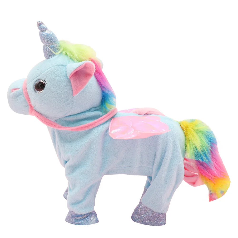 Magical Walking Singing Unicorn Plush