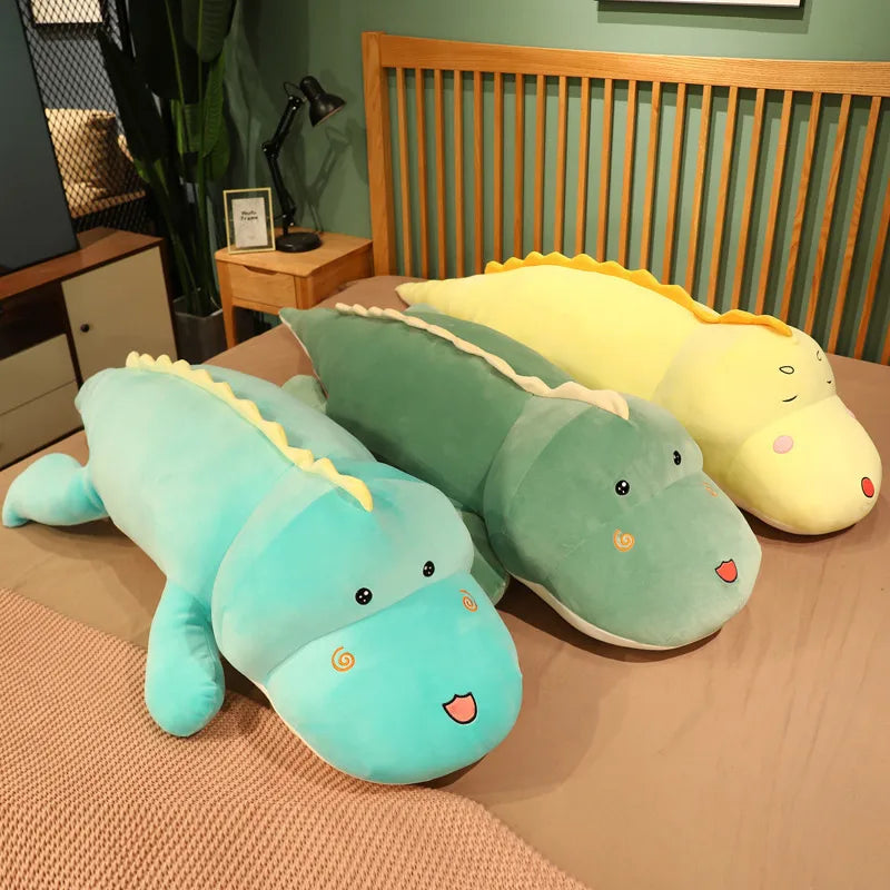 Giant Crocodile Plush Pillow – 80cm Hug Buddy