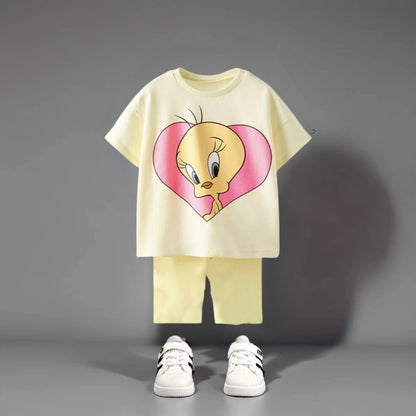 Sunny Heart Birdie Outfit for Girls
