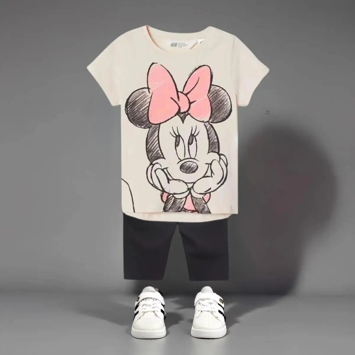 Sweet Bow Cartoon Outfit for Girls
