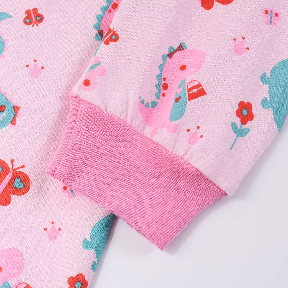 Sweet Dino Dreams Pajama Set for Girls