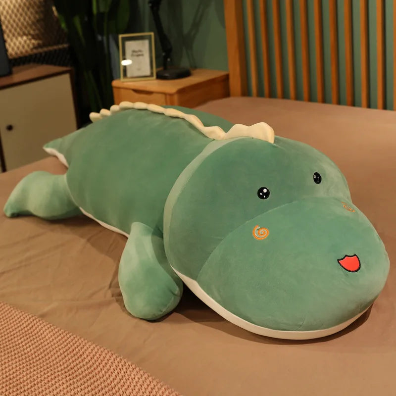 Giant Crocodile Plush Pillow – 80cm Hug Buddy