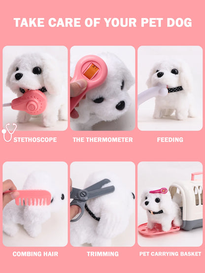 Interactive Puppy Vet Playset – Carry & Care Your Little Friend