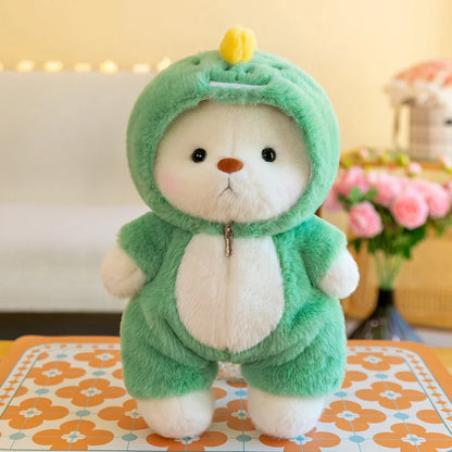 Bear Plush Toy with Removable Costume – Monster, Dragon & Dino