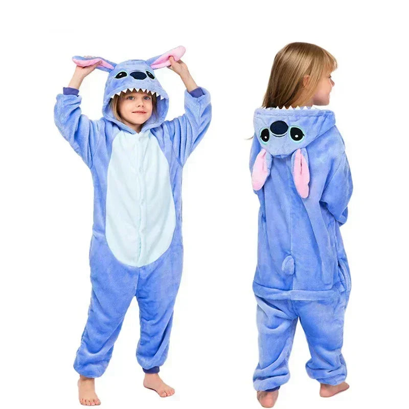 Blue Alien Kigurumi Pajamas