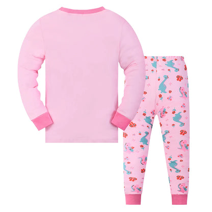Sweet Dino Dreams Pajama Set for Girls
