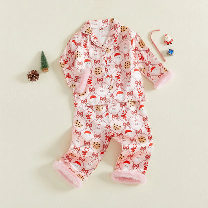 Santa’s Milk & Cookies Christmas Pajamas
