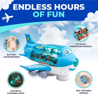 Interactive Airplane Toy with Light