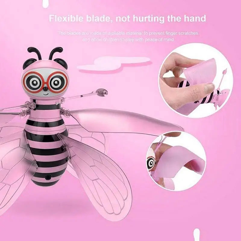 Flying Bee Toy with Motion Sensor