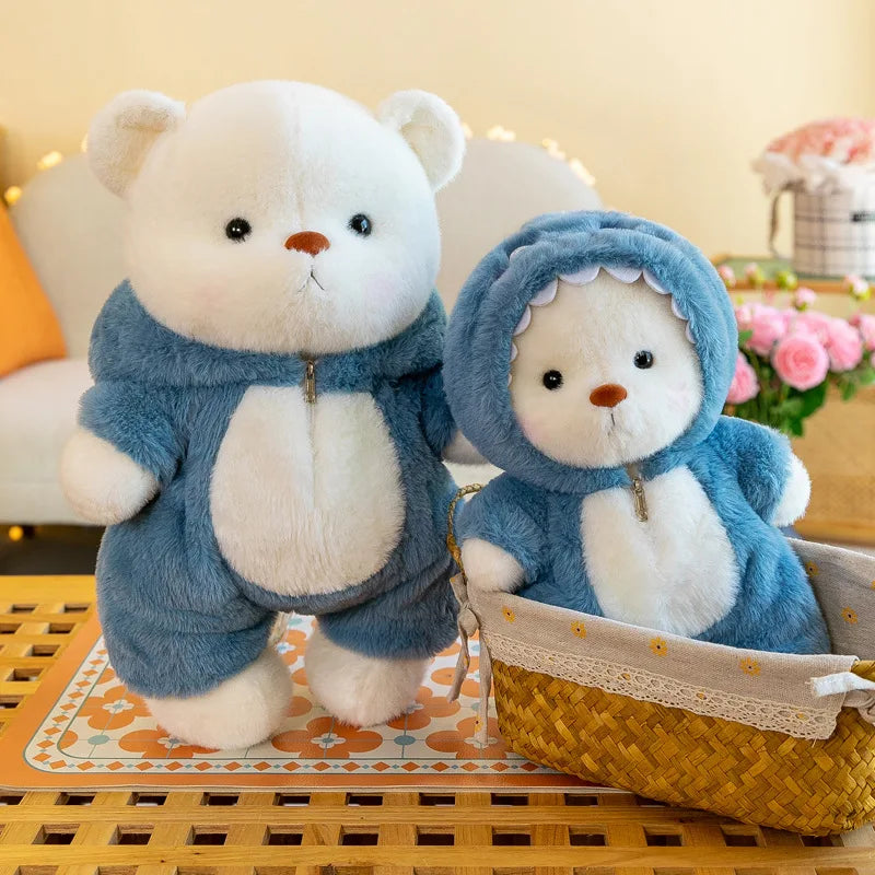 Bear Plush Toy with Removable Costume – Monster, Dragon & Dino