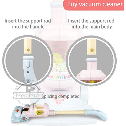 Toy Vacuum Cleaner with Lights and Beads