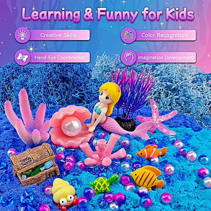 Mermaid Light-Up Terrarium Kit DIY
