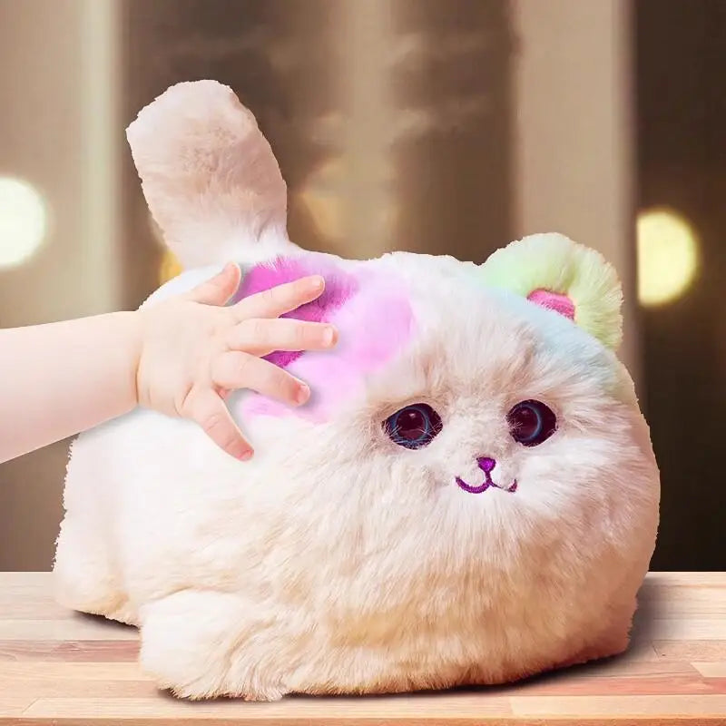Fluffy Talking Hug Cat Plush – Interactive Toy