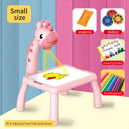 Giraffe Kids Projector Drawing Table – Educational Art Desk