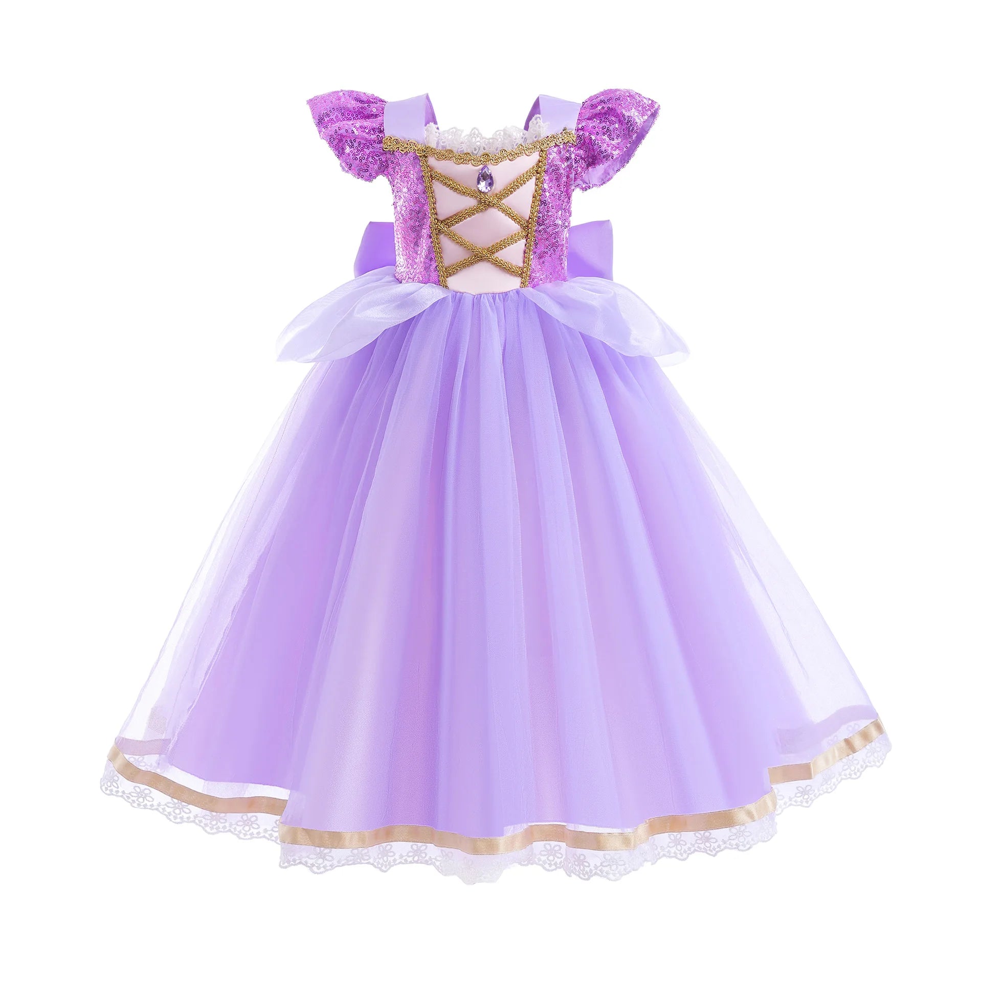 Golden Dawn Princess Dress – Lilac Fairytale Edition