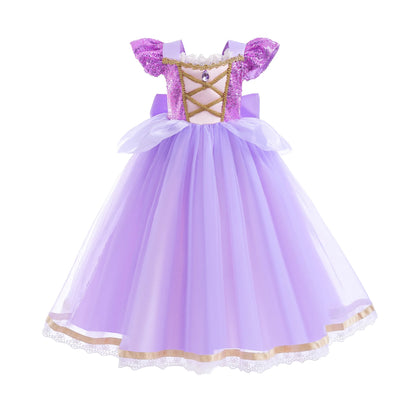Golden Dawn Princess Dress – Lilac Fairytale Edition